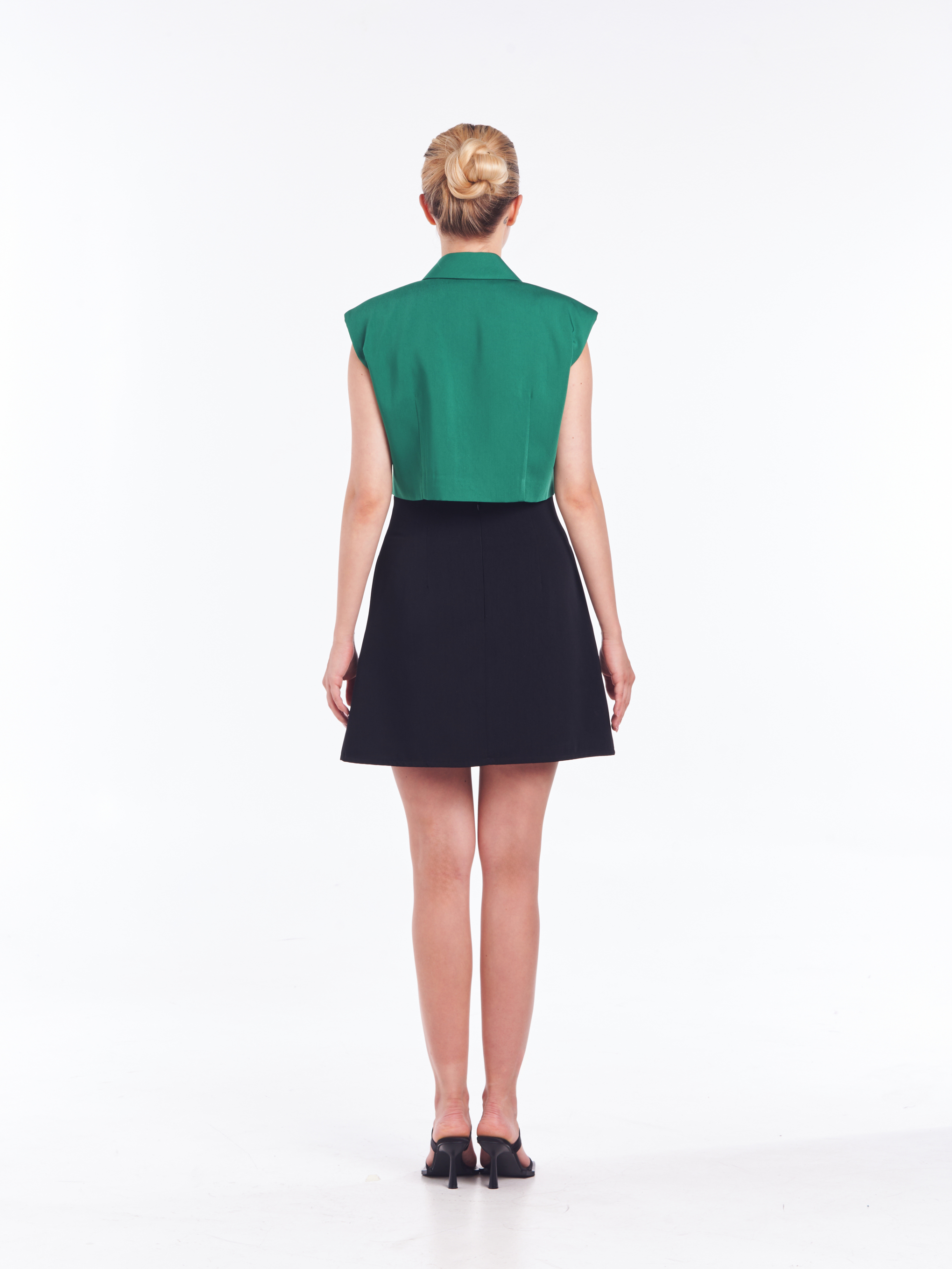 Iverlyn Blazer Top [Lime Green]