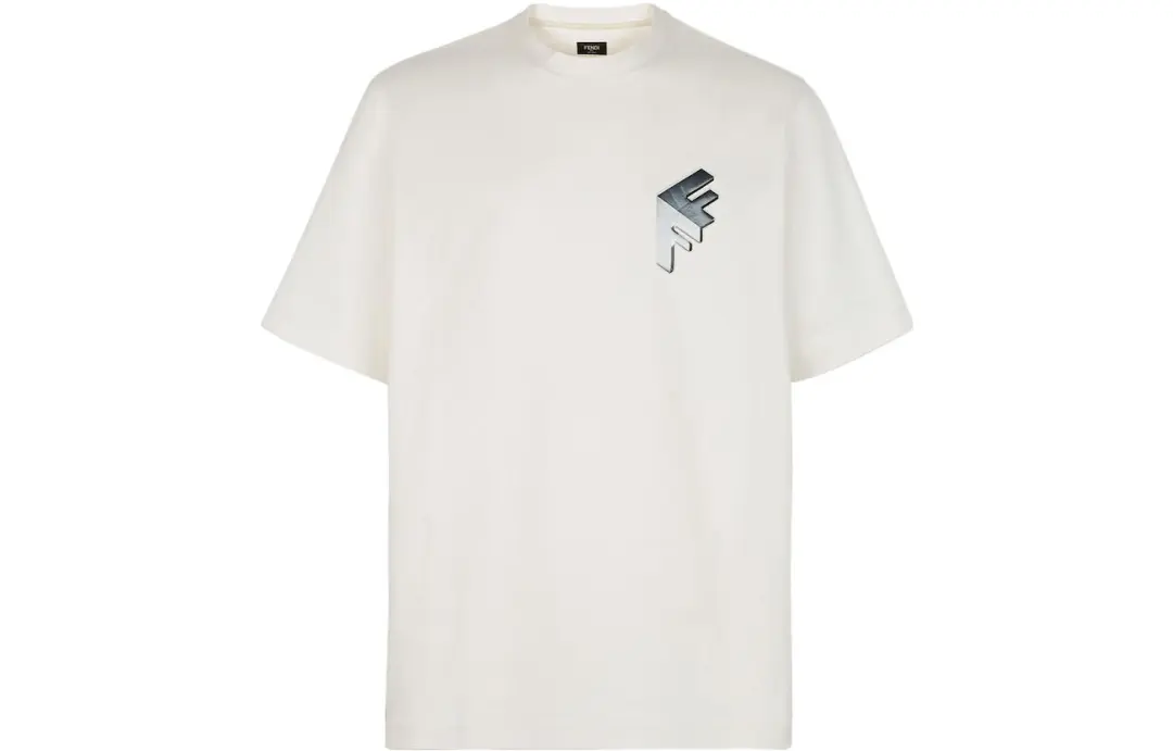 本日特価】 FENDI◇2022-23AW/ホットスタンプロゴTシャツ/Tシャツ/M