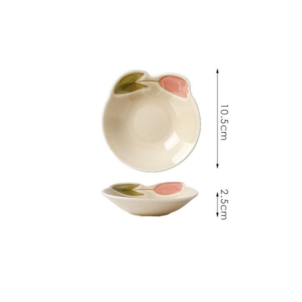 Bát chấm vườn hoa xuân 10x2.5cm