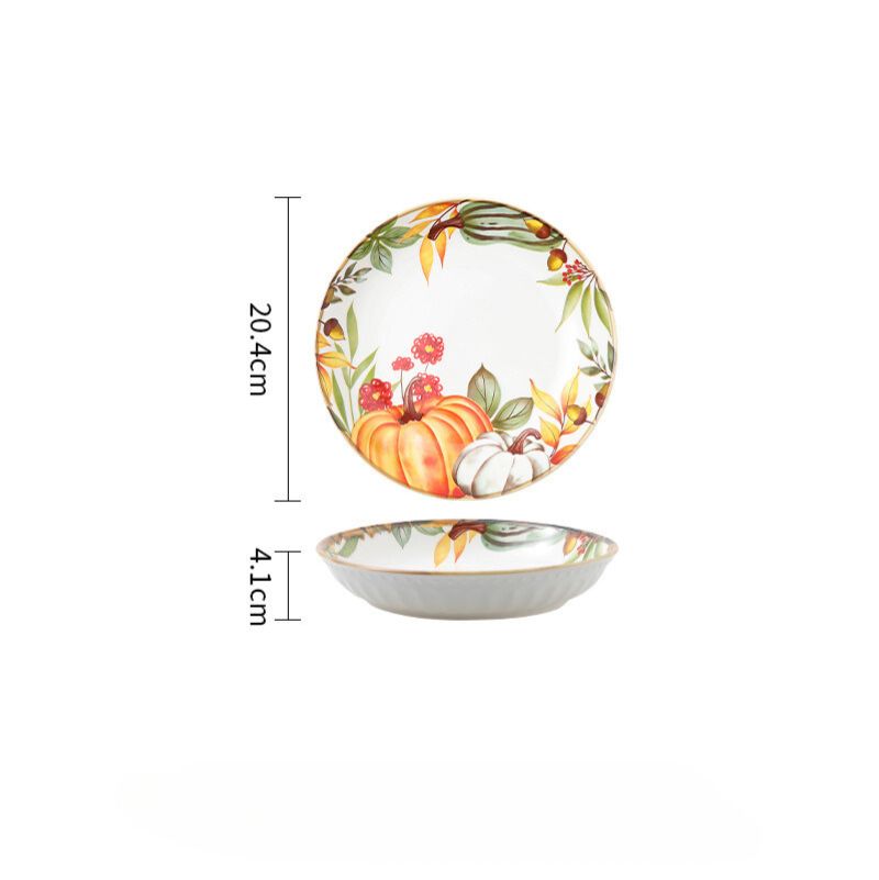 Đĩa bí ngô 20cm