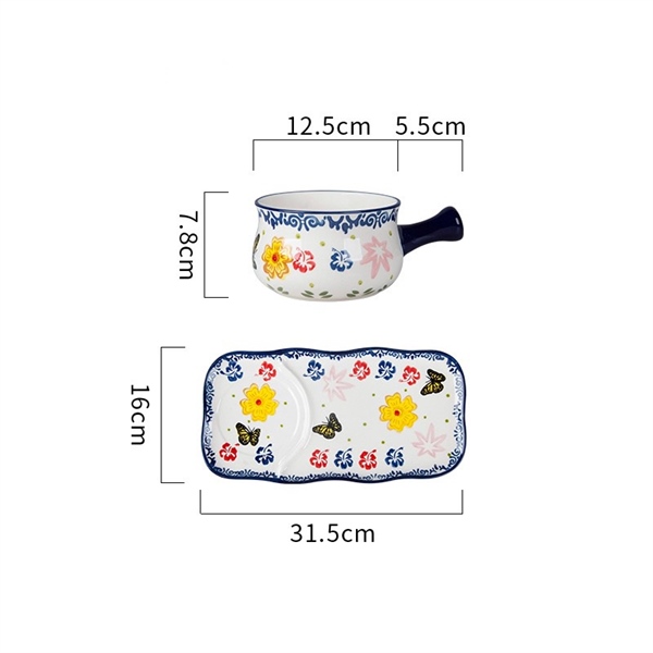 Set ăn sáng Spring Garden 650ml/32x16cm