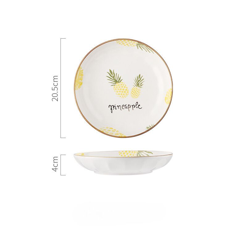 Đĩa sâu lòng dứa mới 20.5x4cm