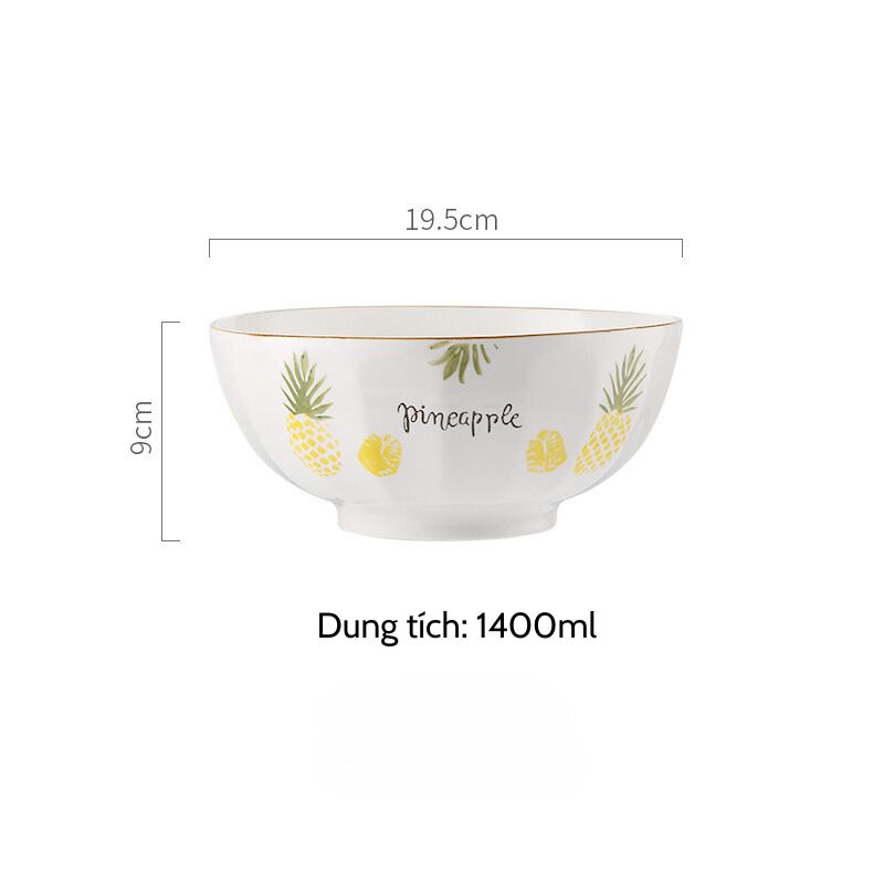 Bát canh dứa mới 1400ml