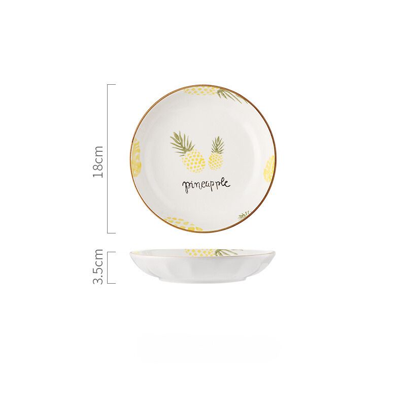 Đĩa sâu lòng dứa mới 18x3.5cm