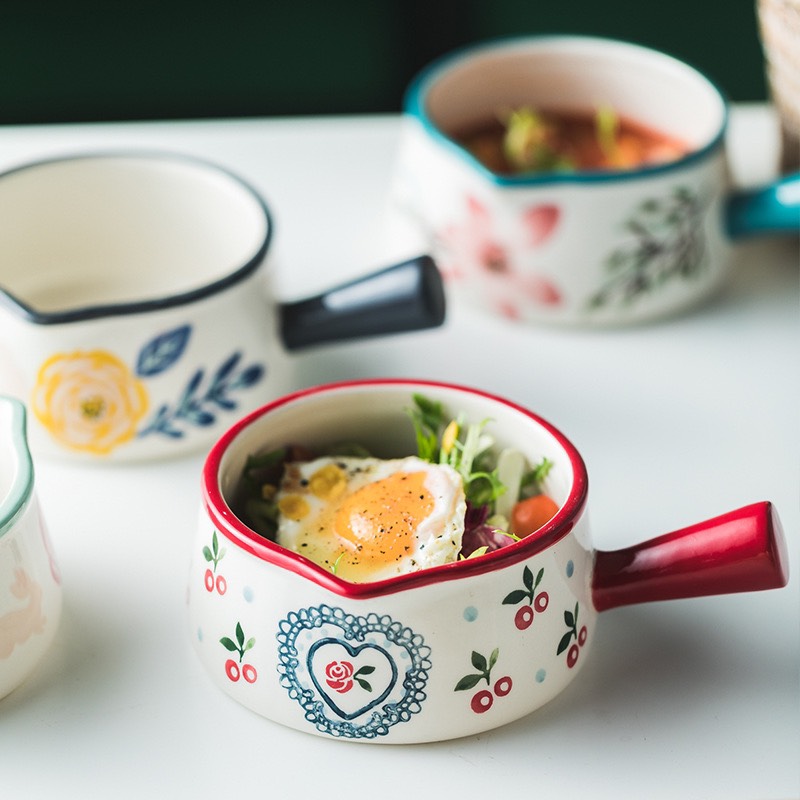 Thố cherry tay cầm 450ml