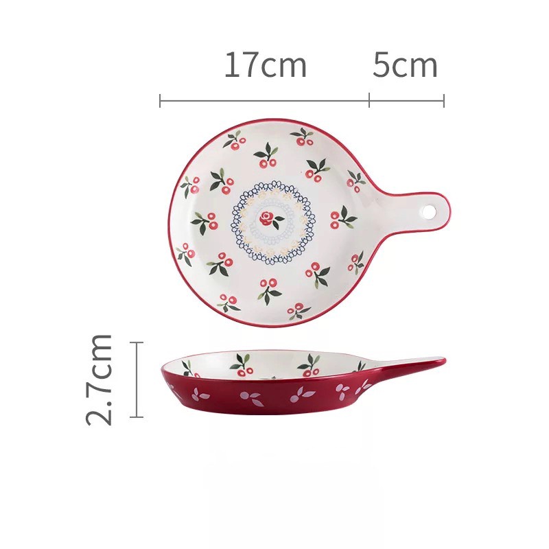Chảo tròn tay cầm Cherry 17cm (46/T)