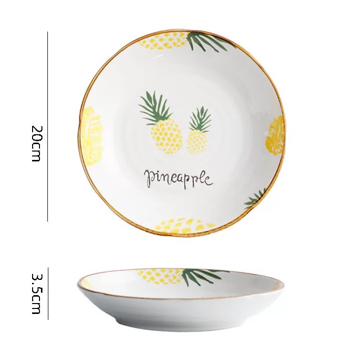 Đĩa sâu lòng dứa 20x3.5cm