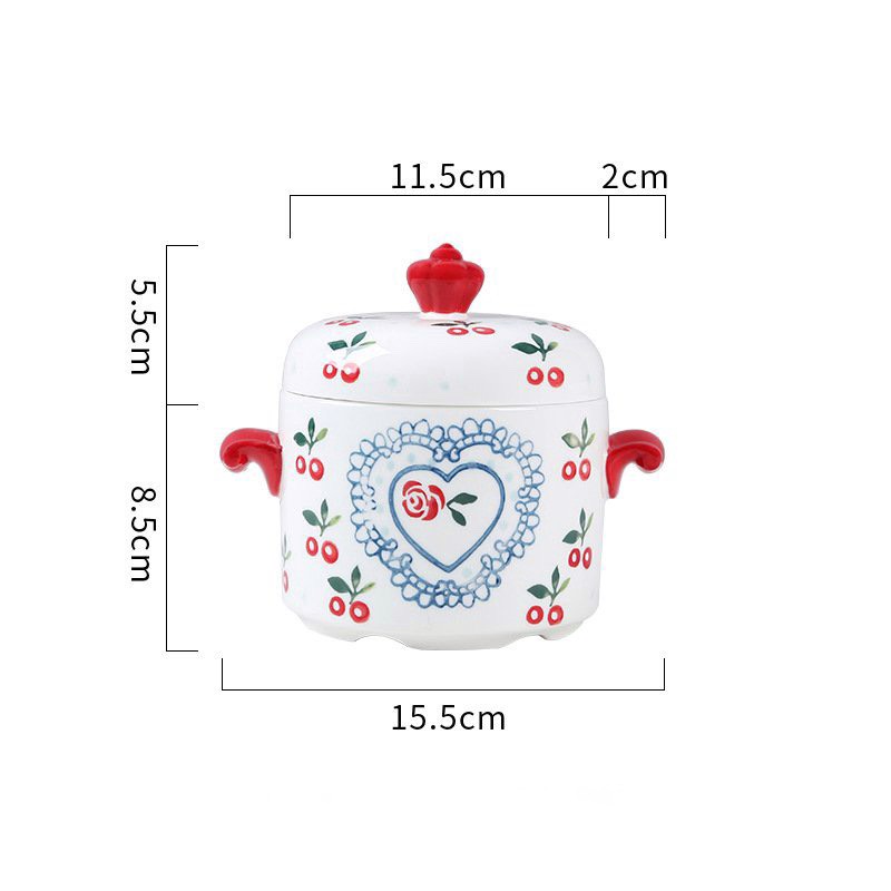 Tô chưng yến cherry