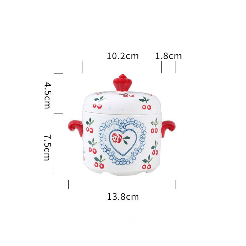 Tô chưng yến cherry