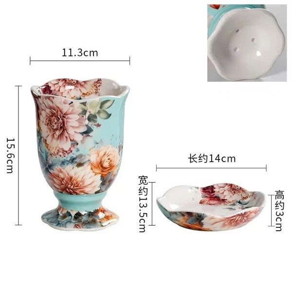  Set ống đũa hoa thược dược