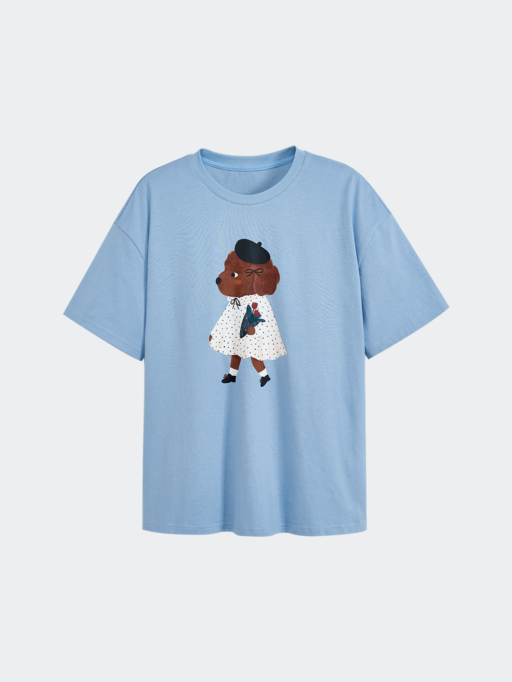 Polka Dot Princess Dog T-shirt