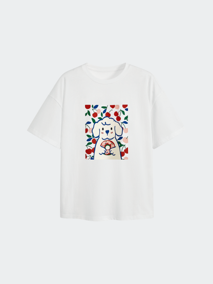 Doughnut Dog Graphic T-shirt