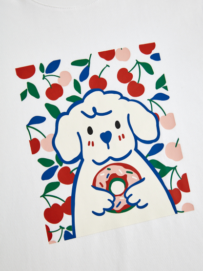 Doughnut Dog Graphic T-shirt