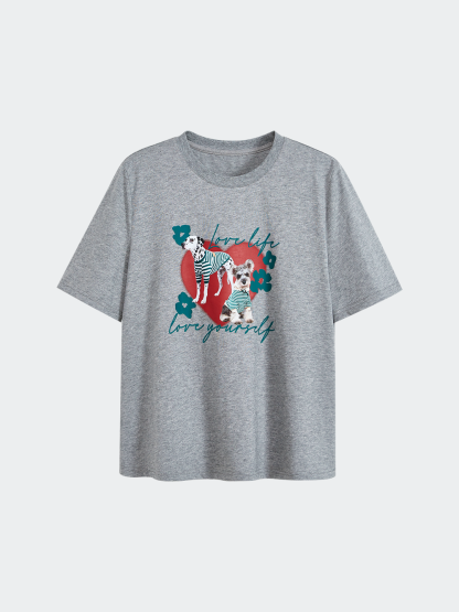 Dog Graphic T-shirt