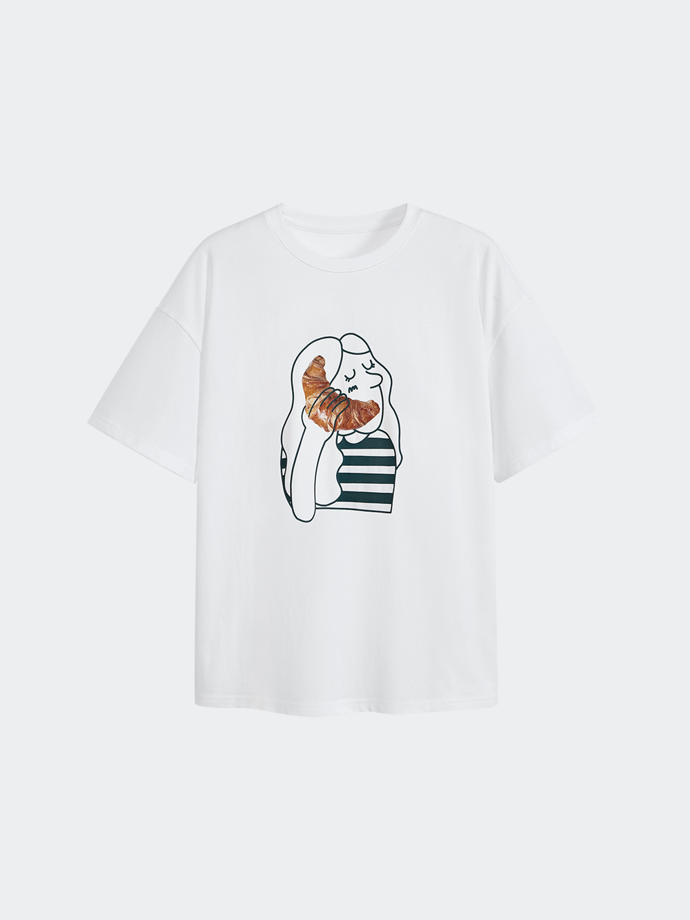Croissant Graphic T-shirt