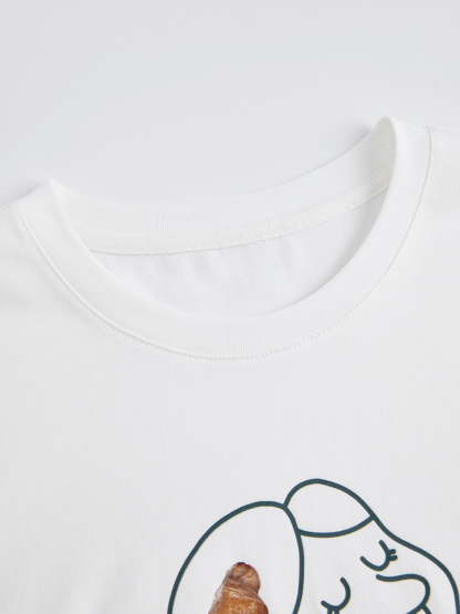 Croissant Graphic T-shirt