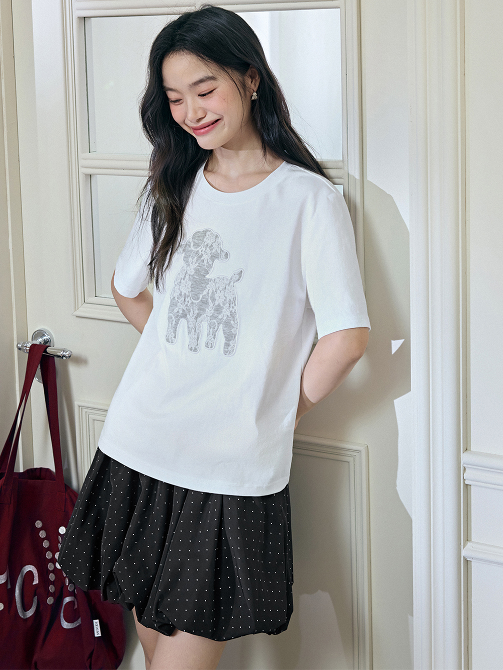 Floral Sheep T-shirt