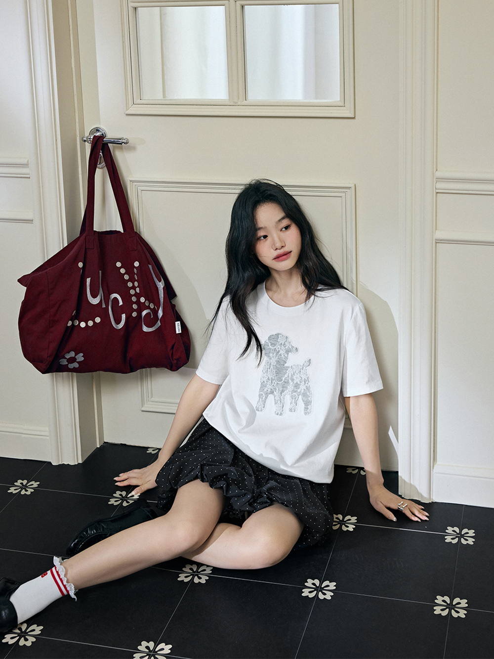 Floral Sheep T-shirt