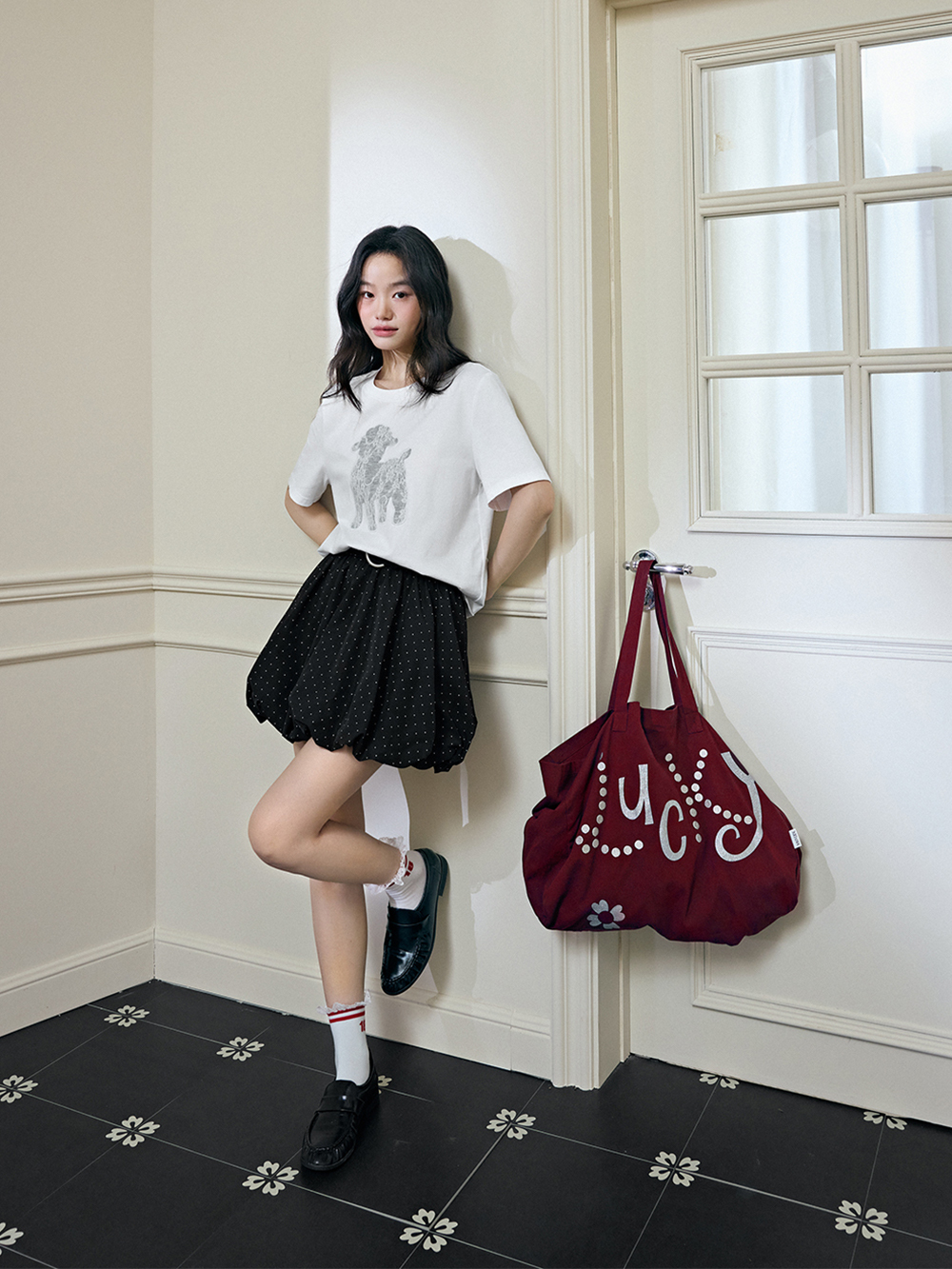 Floral Sheep T-shirt