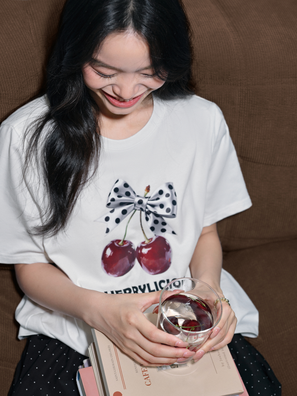 Cherry Graphic T-shirt – moonsheep