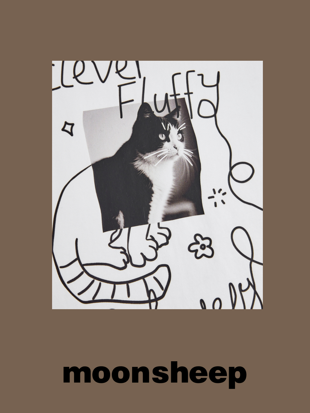 Lovely Fluffy Cat T-shirt