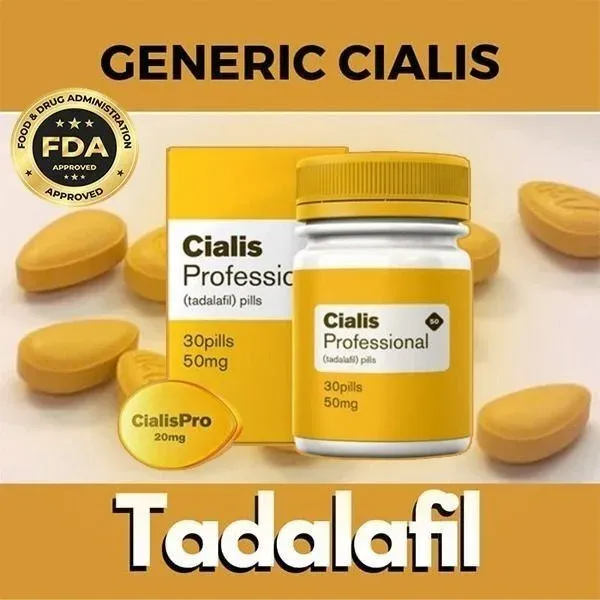 Cialis Professional, 50 mg X 30 tablets per bottle, a fast-acting professional aphrodisiac