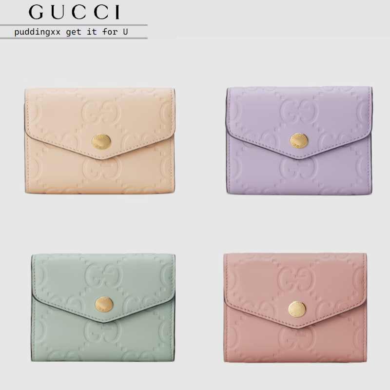 国内即発【GUCCI】GG ミディアム ウォレット 三つ折り 可愛い