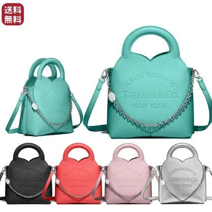 Tiffany &amp; Co ティファニー◆ハート レザーミニショルダーバッグ