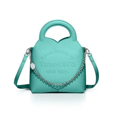 Tiffany &amp; Co ティファニー◆ハート レザーミニショルダーバッグ