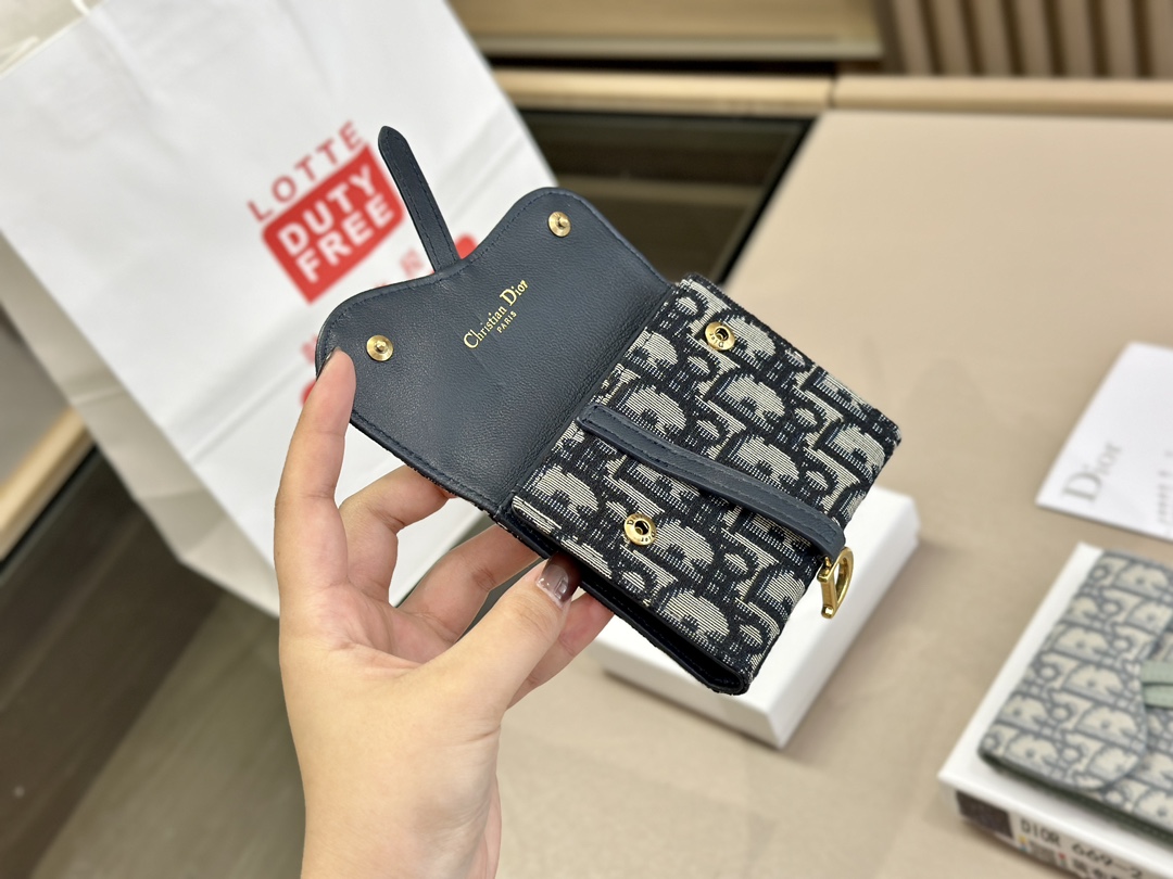 【DIOR】即発！DIOR  コンパクトウォレット ミニ財布【財布】