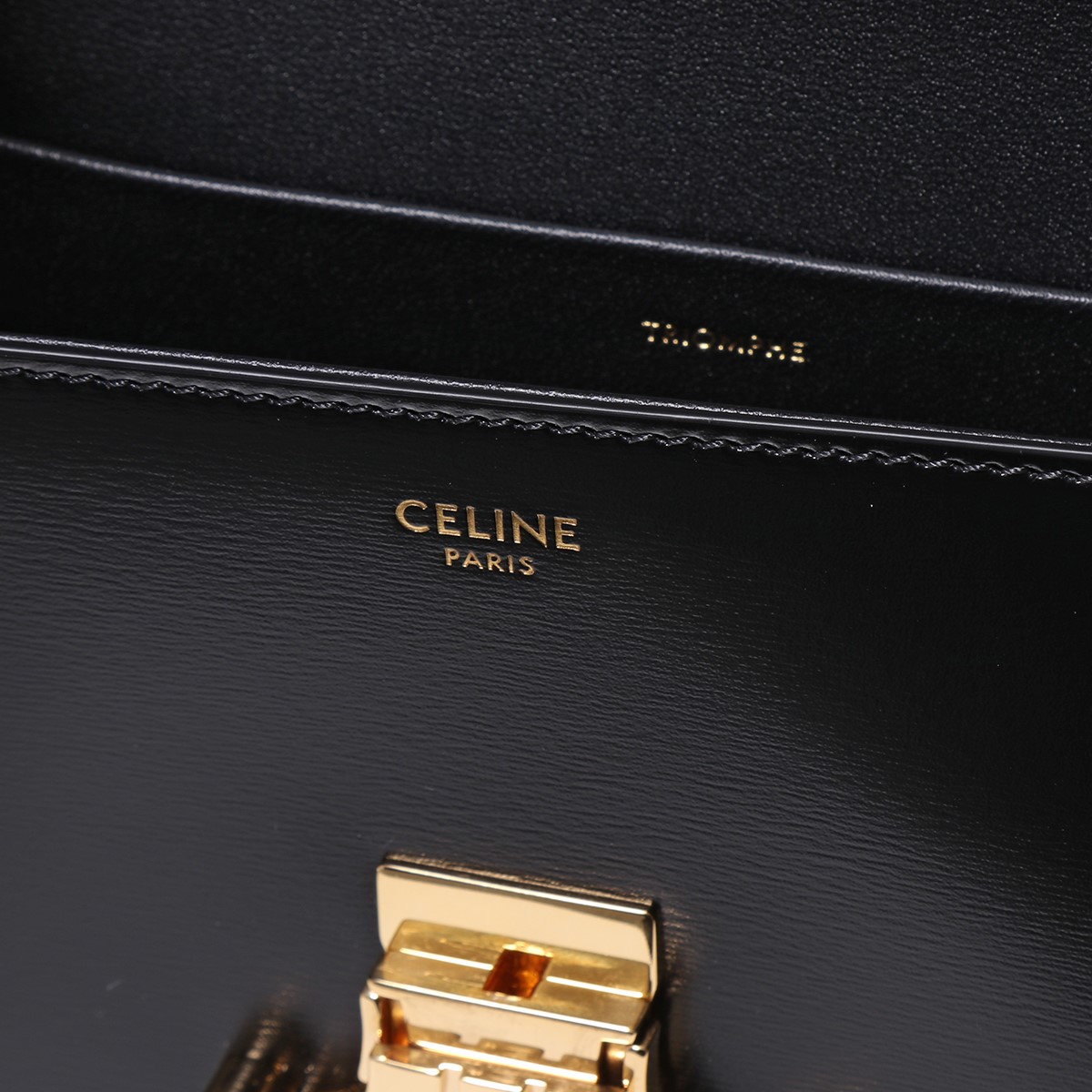 【2023年春夏新作】 CELINE セリーヌ ショルダーバッグ 194143BF4.38NO レディース Triomphe トリオンフ レザー ハンドバッグ ロゴ 鞄 Black