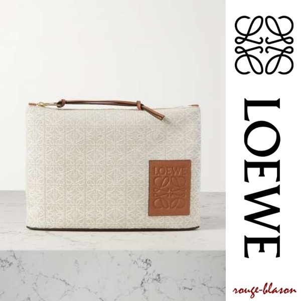 【国内発送】LOEWE クラッチバッグ ブラウン