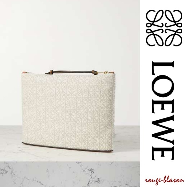 【国内発送】LOEWE クラッチバッグ ブラウン