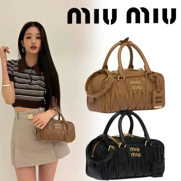 関税込み【MIIU MIU】マトラセバッグ ハンドバッグ ２Way使用
