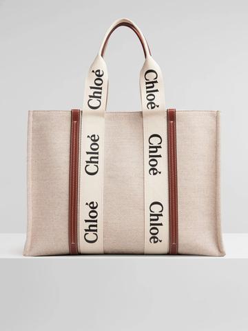 【クロエ】大人気 ★ WOODY ラージトートバッグ 全2色