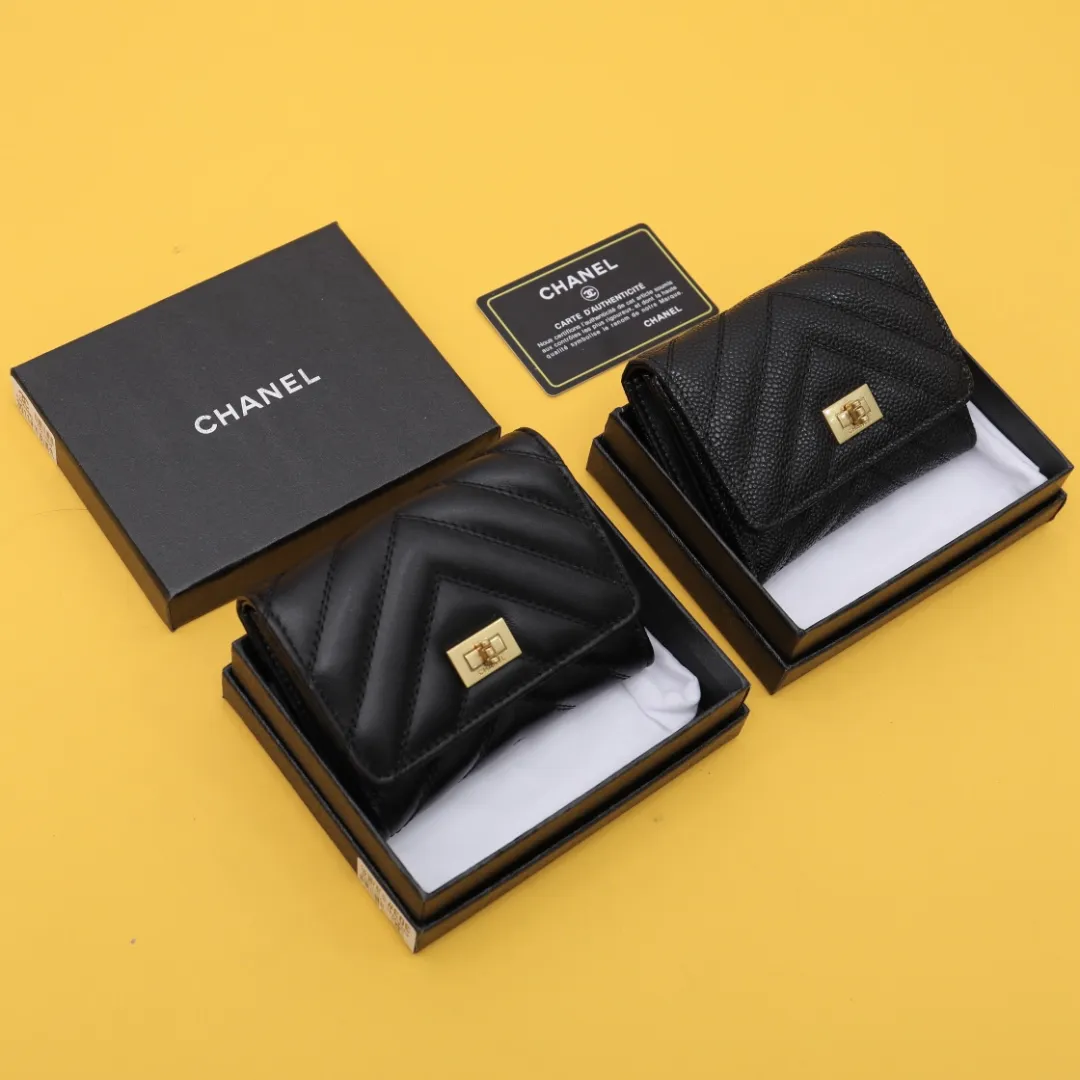 【-chanel】クラシック小さなフラップ財布【財布】
