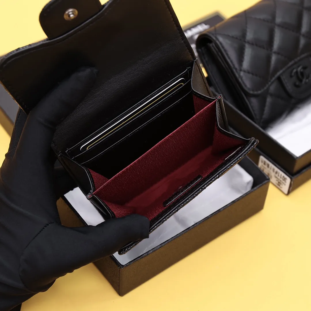 【-chanel】クラシック小さなフラップ財布【財布】-2