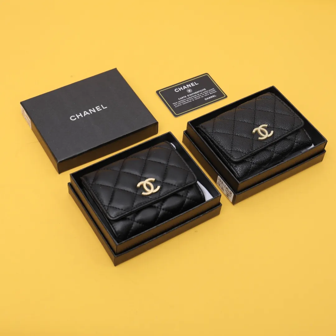 【-chanel】クラシック小さなフラップ財布【財布】