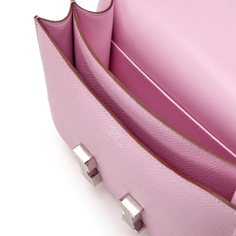 Hermès モーブ シルベストル エプソム コンスタンス 18 パラジウム ハードウェア、2022