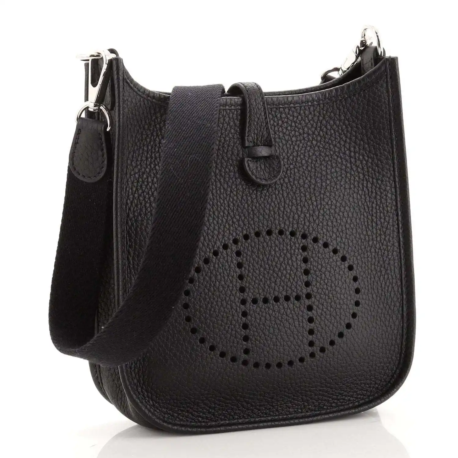 HERMES エルメス エブリン TPM ショルダー バッグ トリヨンクレマンス レザー ブラック