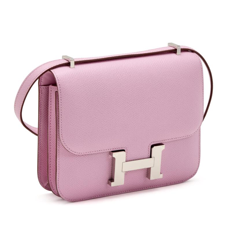 Hermès モーブ シルベストル エプソム コンスタンス 18 パラジウム ハードウェア、2022