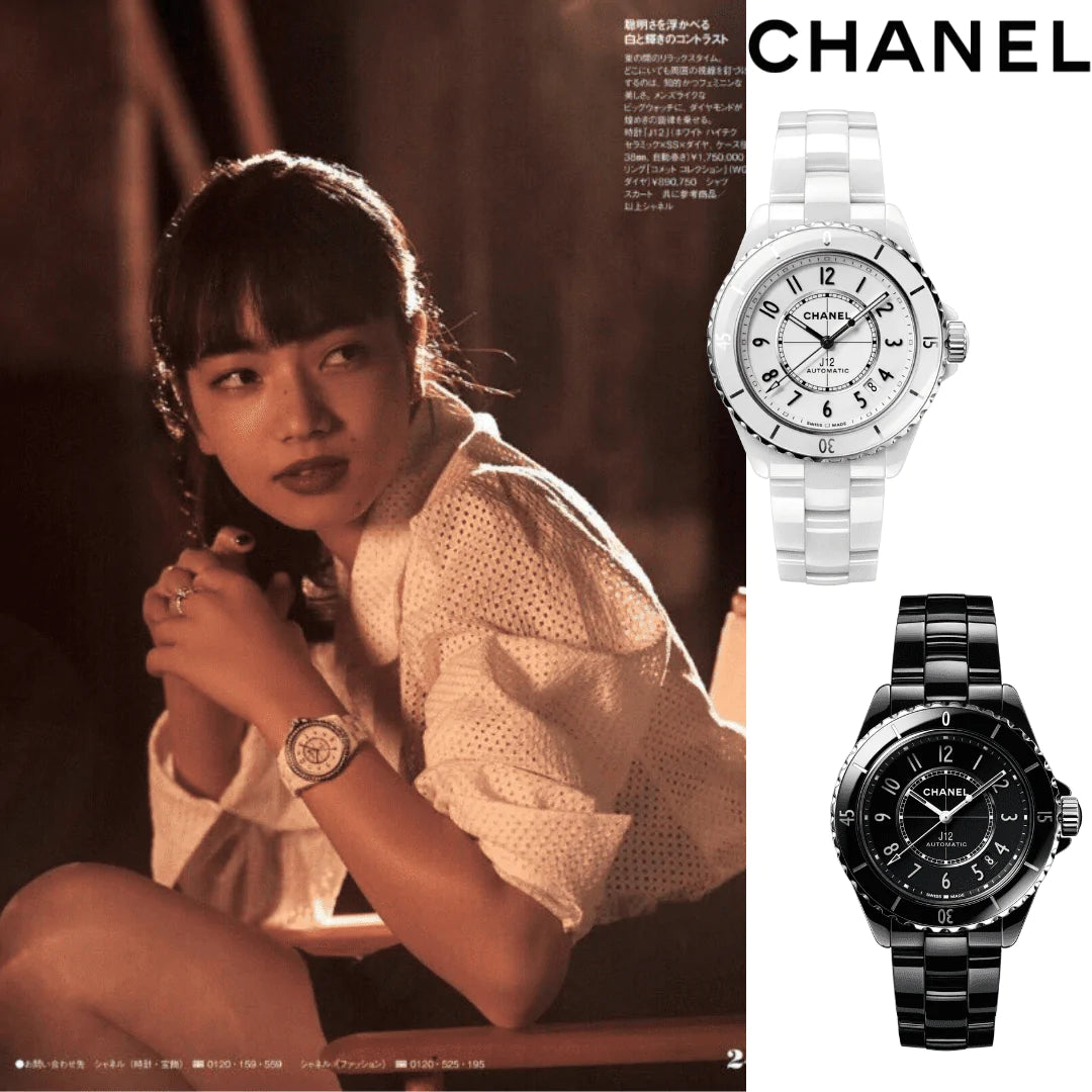 💥雑誌掲載で大人気！【CHANEL |公式サイトは正規品】★時を超えて愛されるの J12❤男女兼用。多くの著名人が愛用“21世紀のアイコン