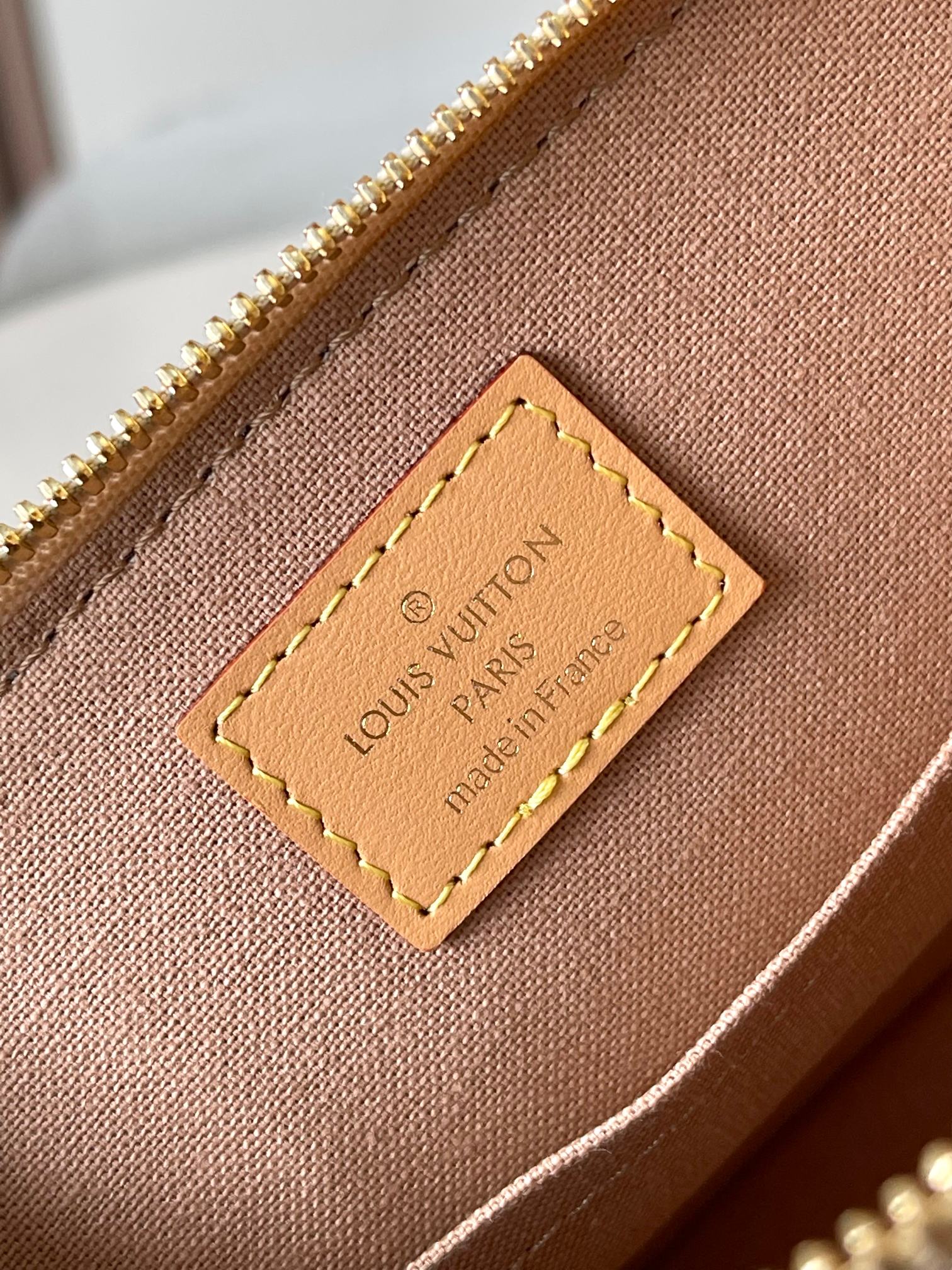 【Louis Vuitton】　ハンドバッグ　ベージュ