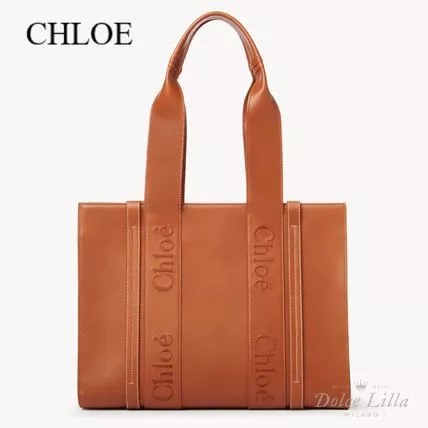 【Chloe】woody スモール トートバッグ