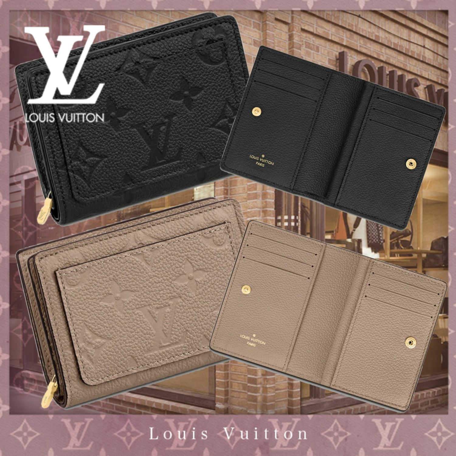 【LOUIS VUITTON】21SS LOUIS VUITTON ポルトフォイユ・クレア 人気ミニ財布