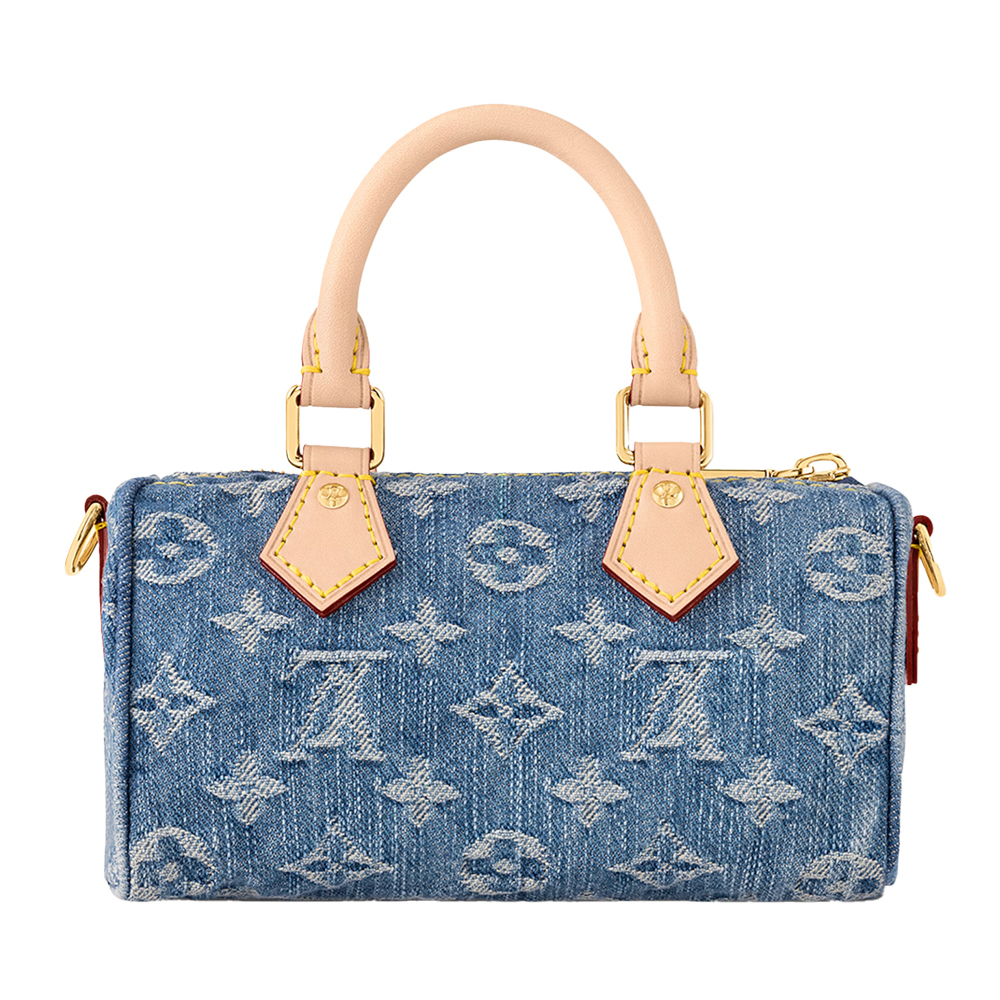 《デニムブルー》Louis Vuitton★ナノスピーディ M82950