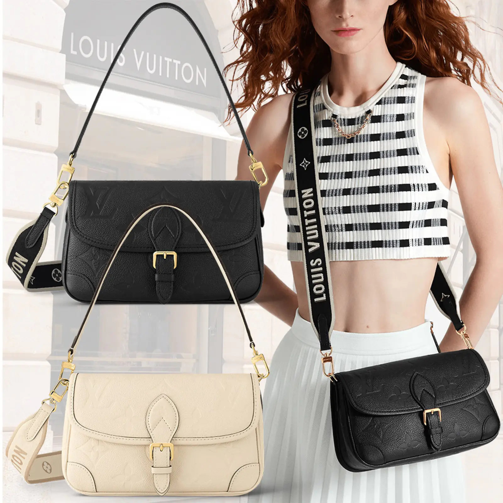 ヴィトンTシャツジャケットスニーカーに合うショルダーバッグ