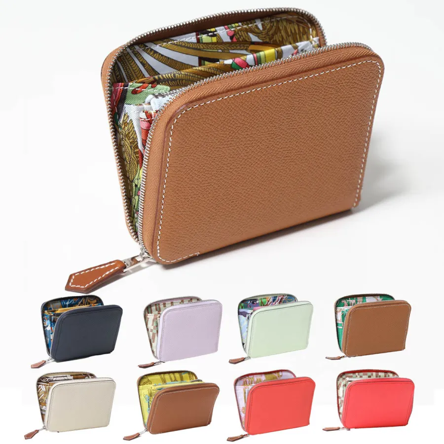 HERMES 二つ折り財布 AZAP SILKIN COMPACT エプソン