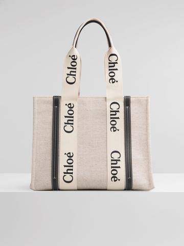 【クロエ】大人気 ★ WOODY ラージトートバッグ 全2色