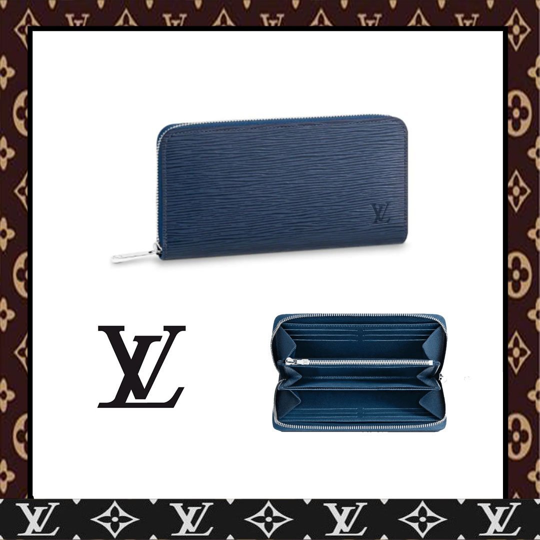 セール★ルイ・ヴィトン☆新品 ラウンドファスナー長財布 シーブルー